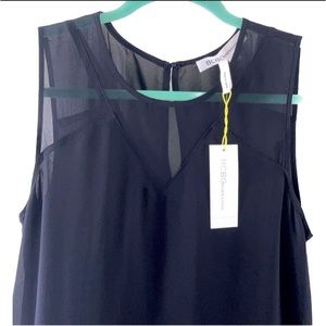 Bcbg generation black sheer dress